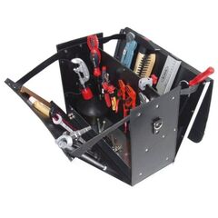  Sanitär-Werkzeugsortiment in Ledertasche Ledertasche 6-L2, kpl. m. Sanitär-Bau-Werkzeugpaket 6, 24tlg 12361458
