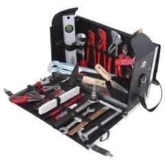  Sanitär-Werkzeugsortiment in Ledertasche Ledertasche 6-L3, kpl. m. Sanitär-Bau-Werkzeugpaket 6, 24tlg 12361459