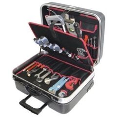  Sanitär-Werkzeugsortiment in Hartschalentrolley Hartschalen-Trolley 7-HT, kpl. m. Sanitär-Service-Werkzeugpaket 7, 37tlg 12361455