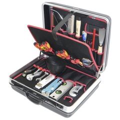  Sanitär-Werkzeugsortiment in Hartschalenkoffer Hartschalenkoffer 8-H2, kpl. m. Sanitär-Azubi-Werkzeugpaket 8, 23tlg 12361479