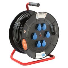  PROFI Kabeltrommel MAMMUT as-Schwabe PROFI-Trommel MAMMUT 460, 80m H07RN-F 3G2,5, IP44, Schuko-Steckdosen 12362161