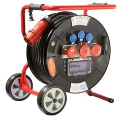  PROFI Kabeltrommel MAMMUT as-Schwabe PROFI-Trommel MAMMUT 460, 40m H07RN-F 5G6 mit Fahrgestell, IP44 12362158