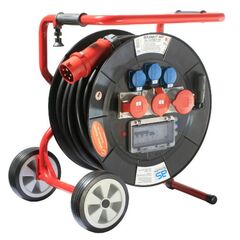  PROFI Kabeltrommel MAMMUT as-Schwabe PROFI-Trommel MAMMUT 460, 30m H07RN-F 5G6 mit Fahrgestell, IP44 12362154