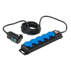  PRCD Sortiment as-Schwabe 5-fach Verteilersteckdose mit PRCD Personenschutzstecker, 4,5m H07RN-F 3G1,5 12362554