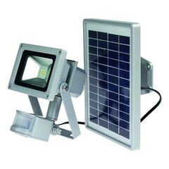  LED SolarLine as-Schwabe Solar CHIP-LED 10 W Akku-Strahler mit Bewegungsmelder 12362333