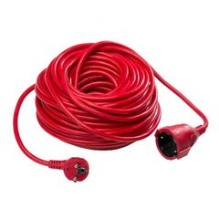  Verlängerung PVC 230V as-Schwabe Kunststoff-Verlängerung 20m, H05VV-F 3G1,5, rot, IP20 12361975