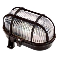  Oval und Rundleuchten as-Schwabe Oval-Leuchte 60W, schwarz, Fassung E27 12362360