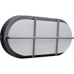  Oval und Rundleuchten as-Schwabe LED-Ovalleuchte mit SAMSUNG-Chip 20W anthrazit, ohne Zuleitung 12362363