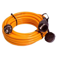 Verlängerung Polyurethan 230V as-Schwabe Baustellen-Panzerleitung 10m, H07BQ-F 3G1,5, orange, IP44 12361951