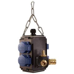  Energiewürfel & Hängeverteiler as-Schwabe MIXO Energiewürfel I+, Druckluft, 4 Schuko-Steckdosen 16A 12362425