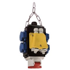  Energiewürfel & Hängeverteiler as-Schwabe MIXO Energiewürfel II DAT+, Druckluft- + Datenanschluss, 4 Schuko- 1 CEE Steckdosen 16A, 2 RJ45 12362432