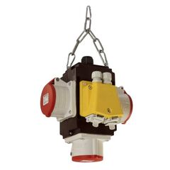  Energiewürfel & Hängeverteiler as-Schwabe MIXO Energiewürfel IV DAT+, Druckluft- + Datenanschluss, 3 CEE Steckdosen 16A, 2 RJ45 12362434