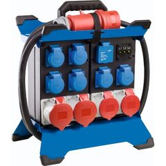  STECKY CEE Stromverteiler as-Schwabe Stromverteiler STECKY DUO 3 32A, mit 2,1 m H07RN-F 5G6, 2x USB-Ports, FI-Schutzschalter 12362055
