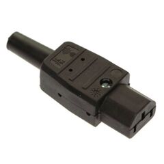  Thermoplast Stecker und Steckdosen as-Schwabe Thermoplast-Gerätesteckdose 70°, schwarz, Typ C13 Kaltgeräte 12362609