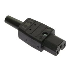  Thermoplast Stecker und Steckdosen as-Schwabe Thermoplast-Gerätesteckdose 120°, schwarz, Typ C15 Warmgerät 12362611