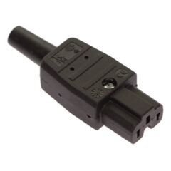  Thermoplast Stecker und Steckdosen as-Schwabe Thermoplast-Gerätesteckdose 155°, schwarz, Typ C15A Heißgeräte 12362612