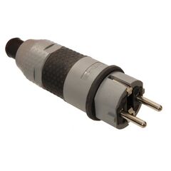  Steckvorrichtung 230V as-Schwabe SCHUKOultra Pro Stecker grau/schwarz 12362589
