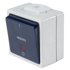 Aufputz-Schalter und Steckdosen as-Schwabe Heizungsnotschalter, 2 Leitungseinführungen, IP 54 12362563