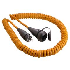  Verlängerung Polyurethan 230V as-Schwabe Baustellen-Spiralkabel 1-5m, H07BQ-F 3G2,5, orange, IP44 12361947