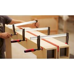  Temperguss-Schraubzwinge mit 2K-Griff TPN-BE-2K BESSEY Temperguss-Schraubzwinge TPN-BE-2K 160/80 12367710