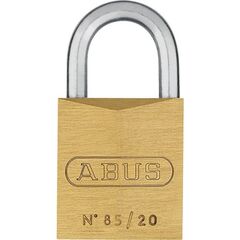  Messing VHS Abus Vorhangschloss Messing 85/20 gl.-0407 12346498