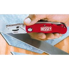  Klingen-Klappmesser mit Aluminiumgriff DBKAH BESSEY Klingen-Klappmesser mit Aluminiumgriff DBKAH-EU 12368444