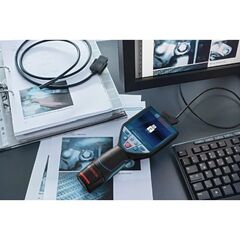 Messtechnik Inspektionskameras Bosch Akku-Inspektionskamera GIC 120 C, mit 4 x 1,5-V-(AA)-Batterien, Akku-Adapter 12369326