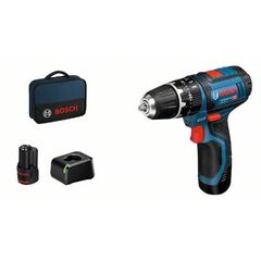 12V System Bosch Akku-Schlagbohrschrauber GSB 12V-15, mit 2 x 2.0 Ah Li-Ion Akku 12369049