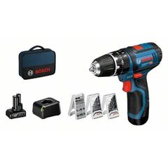  Schlagbohrmaschinen Bosch Akku-Schlagbohrschrauber GSB 12V-15, mit 1 x 4.0 Ah, 1 x 2.0 Ah Li-Ion Akku 12369053