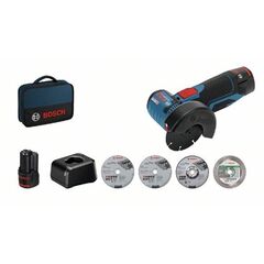  Kleine Winkelschleifer Bosch Akku-Winkelschleifer GWS 12V-76, mit 2 x 2.0 Ah Li-Ion Akku 12368981