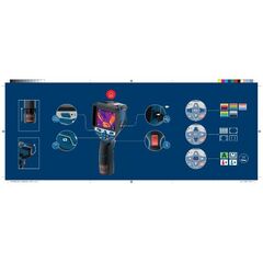 Akku-Geräte Messtechnik Bosch Wärmebildkamera GTC 600 C mit 1x Akku GBA 12V 2.0Ah 12369329
