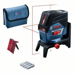  Kombilaser Bosch Kombilaser GCL 2-50 C, mit 4 x 1,5-V-LR6-(AA)-Batterien, Akku-Adapter, RM 2 12369337