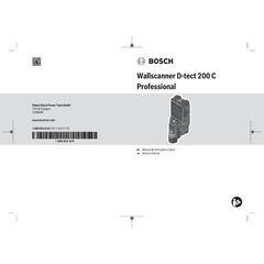  Messtechnik Ortungsgeräte Bosch Ortungsgerät Wallscanner D-tect 200 C mit 4x 1,5 V-LR6-Batterie (AA) 12369330