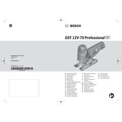  Sägen Stichsägen Bosch Akku-Stichsäge GST 12V-70, Solo Version, L-BOXX 12369193