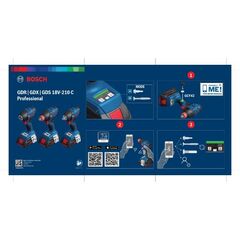  Neuheiten Vernetzte Werkzeuge Bosch Akku-Drehschlagschrauber GDR 18V-210 C 12368841