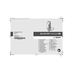  Akku-Leuchten Bosch Akku-Leuchte GLI 12V-330 12369348