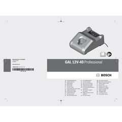  12V System Bosch Akku Starter-Set: 1 x GBA 12 Volt, 2.0 Ah, 1 x GBA 12 Volt, 4.0 Ah, GAL 12V-40 12369366