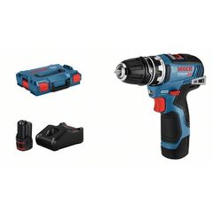  12V System Bosch Akku-Bohrschrauber GSR 12V-35 FC, mit 2 x 3.0 Ah Li-Ion Akku, 1 Aufsatz, L-BOXX 12369406