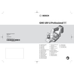  Akku-Geräte 18V System Bosch Akku-Hobel GHO 18 V-LI, Solo Version, L-BOXX 12369121