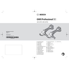  Vernetzte Produkte und Services Vernetzte Werkzeuge Bosch Akku-Winkelschleifer GWX 18V-10 PC, Solo Version, ohne Akku und Ladegerät 12368909