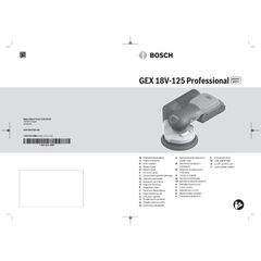  Schleifer & Hobel Exzenterschleifer Bosch Akku-Exzenterschleifer GEX 18V-125 12369125
