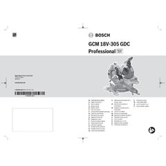  Akku-Geräte Akku-Stationärgeräte Bosch Akku-Kapp- und Gehrungssäge BITURBO GCM18V-305 GDC: 2x Akku 5.5Ah, Schnellladeg. 12368832