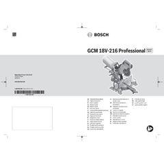  Akku-Geräte 18V System Bosch Akku-Kapp- und Gehrungssäge BITURBO GCM 18V-216, Solo Vers., o. Akku u. Ladege. 12368830
