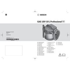  Akku-Staubsauger Bosch Akku-Staubsauger GAS 18V-10 L, Solo Version, mit Elektrowerkzeugadapter 12369097