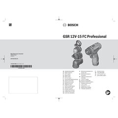  12V System Bosch Akku-Bohrschrauber GSR 12V-15 FC, Solo Version, 1 Aufsatz, L-BOXX 12369404