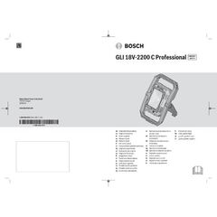  Vernetzte Produkte und Services Vernetzte Werkzeuge Bosch Akku-Bauleuchte GLI 18V-2200 C 12369340