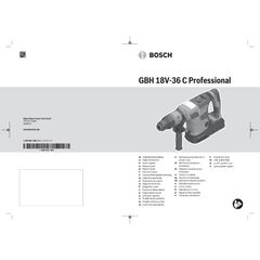  Bohrhämmer mit SDS max Bosch Akku-Bohrhammer BITURBO mit SDS-max GBH 18V-36 C 12369419