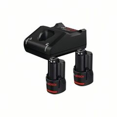  12V System Bosch Akku Starter-Set: 2 x GBA 12 Volt, 3.0 Ah und GAL 12V-40 12369373