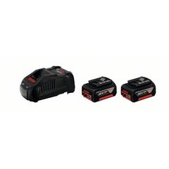  Akku-Geräte Akkus & Ladegeräte Bosch Akku Starter-Set: 2 x GBA 18 Volt, 5.0 Ah und GAL 1880 CV 12369367