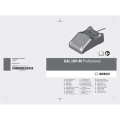  Akku-Geräte 18V System Bosch Ladegerät GAL 18V-40 12369381